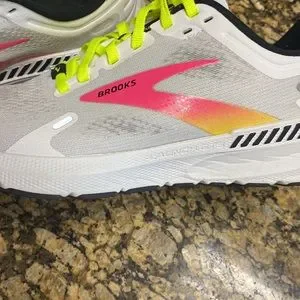 Brooks Shoes White Pink Nightlife Gts Running Shoe Poshmark